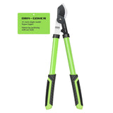 DRM-GDNER 23" SK5 Dual-Blade Loppers Cuts 2" Dry/Wet Branches - Triangular Steel Tube & SecureLock, Heavy Duty Tree Trimmers Green/Black