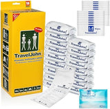 Resealable Disposable Urinal for All Genders, Adults, and Children (18 Pack) Designed for Emergencies, Travel, Camping, Long Car Rides and More - 28oz/800ml Capacity (TJ1N-C)