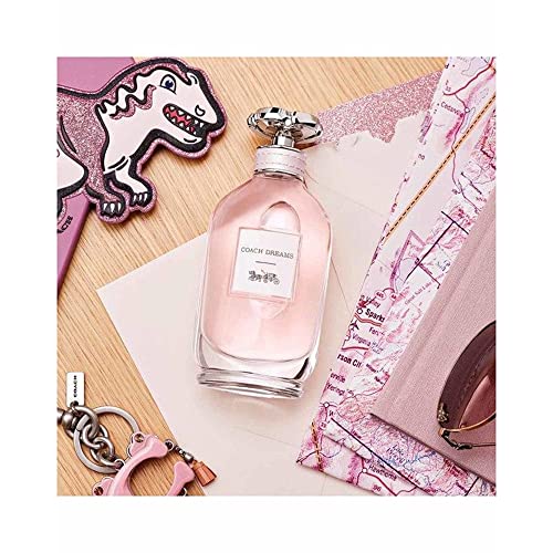 Coach Dreams Eau de Parfum - Long Lasting Fragrance with notes of Juicy Pear, Gardenia & Joshua Tree - Floral & Woody - 3.0 fl. oz.