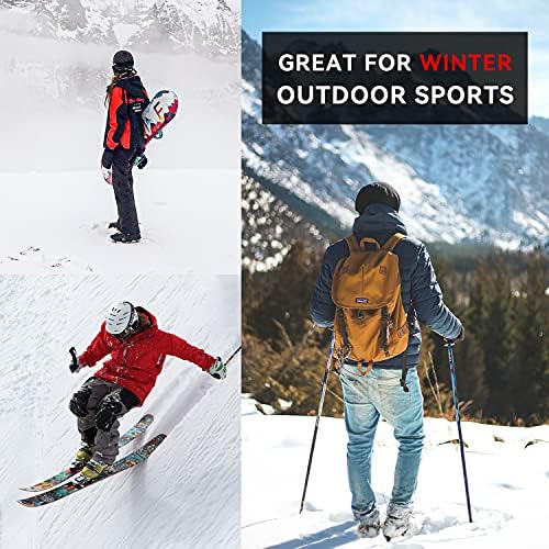 Socks Daze Merino Wool Cushioned Hiking Socks for Men Women, Warm Crew Walking & Boot Socks for Trekking, Work, Outdoor