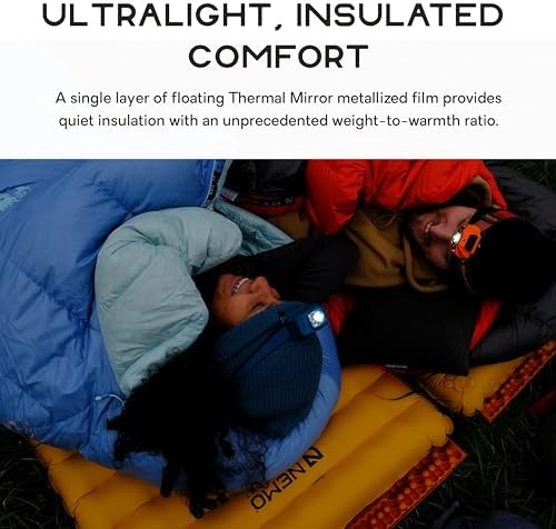 NEMO Equipment Tensor Trail Ultralight Insulated Sleeping Pad - Regular Wide (72"x25") - Mango/Huckleberry