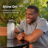 Hydracy Water Bottle with Time Marker -Large BPA Free Water Bottle & No Sweat Sleeve -Leak Proof Gym Bottle with Fruit Infuser Strainer & Times to Drink -Ideal for Fitness Sports & Outdoors