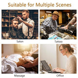 FIRAVOE Saddle Stool, Swivel Saddle Stool with Wheels, Adjustable Rolling Stool 18"-26", Faux Leather Rolling Saddle Stool for Salon, Massage, Clinic, Lab, Office (Black, 1PCS (18"-26"))