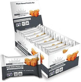 Bonk Breaker Plant Based Protein Bars, Gluten Free, Dairy Free, 11g Protein, Salted Caramel & Peanut Butter, 12 Pack