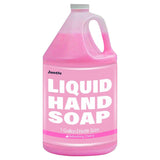 Hand Soap Gallon Refill, Cleansing Liquid Soap, Soothing Pink Lotion Soap Refill, Bulk Hand Soap Refill - Gentle on Skin, Cherry Scent - 1 Gallon per Bottle - 4 Pack
