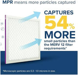 Filtrete 14x25x1 AC Furnace Air Filter, MERV 12, MPR 1500, CERTIFIED asthma & allergy friendly, 3 Month Pleated 1-Inch Electrostatic Air Cleaning Filter, 4-Pack (Actual Size 13.81x24.81x0.78 in)