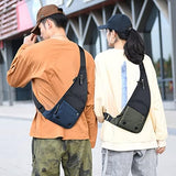 Peicees Sling Bag for Men Women Shoulder Bag Backpack Strap Pockets Chest Bag for Running Hiking Camping Exercise Outdoor