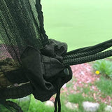 Hammock Bug Mosquito Net XL 11x4.6FT No-See-Ums Polyester Fabric for 360 Degree Protection Dual Sided Diagonal Zipper for Easy Access Fits All Hammocks