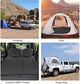 3 in 1 SUV Air Matterss | Car Mattress with Electric Air Pump-2 Support Fillers & 2 Pillows Fits SUV|MPV|Minivan for Road Trip Camping Black