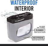 Golf Club and Golf Ball Cleaning Bag, Waterproof Clean Face Technology Liner, Detachable Clip, Machine Washable, Cleans Club Grooves, Dry Exterior (Neoprene or Microfiber Option Available)