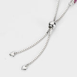 ETERMBOL Birthstone Tennis Bracelets for Women Alexandrite Bracelets for Women White Gold Bracelets June Birthstone 925 Sterling Silver Adjustable Chain 6-9 Inchs Jewelry Anniversary Birthday Gifts for Women Mom Wife Her