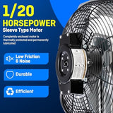 iLIVING 12" Wall Mounted Shutter Exhaust Fan, Automatic Shutter, with Thermostat and Variable Speed controller, 0.6A, 960 CFM, 1400 SQF Coverage Area Silver (ILG8SF12V-ST)