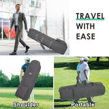 Golf Travel Bags for Airlines with Adjustable Support Rod and Detachable Shoulder Straps, Soft Foldable Golf Club Travel Covers, 900D Heavy Duty Oxford -Universal Size