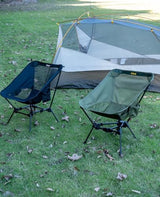 iClimb Ultralight Compact Camping Folding Beach Chair with Anti-Sinking Large Feet
