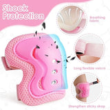 BOSONER Kids/Youth Knee Pad Elbow Pads Guards Protective Gear Set for Roller Skates Cycling BMX Bike Skateboard Inline Skatings Scooter Riding Sports