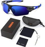 BEACOOL Polarized Sports Sunglasses for Men Women Youth Baseball Fishing Cycling Running Golf Motorcycle Tac Glasses UV400