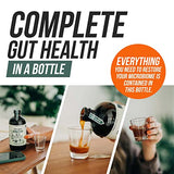 Flora Biome - Live Probiotic, Prebiotic & Postbiotic – Organic Live-Culture – 10 Probiotic Strains, 19 Fermented Herbs, 50 Billion CFU - Complete Gut Health & Microbiome Optimizer (16 oz)