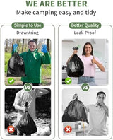 Camping Toilet Bags Poo Gel Set, Portable Toilet Bags with Camping Toilet Gel, Composting Toilet Bags Poo Gel for Portable Toilet Camping Outdoor Hiking Emergency Toilet