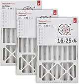 16x25x4 MERV 8, AC Furnace Air Filter, 3 PACK (CF408F1625-3PKAM) (Actual Dimensions: 15.63 x 24.75 x 4.38 in.)