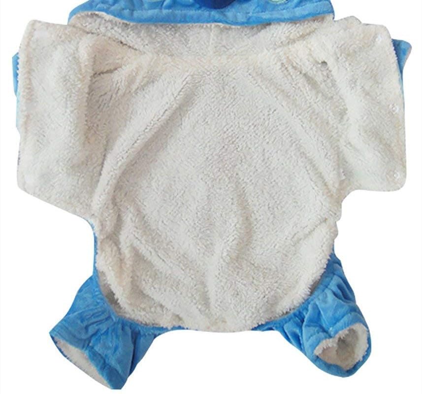 Pet Costume Dog Hoodies Pet Xmas Pajamas Outfit, Pet Coat for Small Medium Large Dogs Cats Winter Cartoon Coat for Party Halloween Christmas