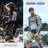 15L Small Hiking Backpack for Men Women Foldable Packable Back Pack Ultralight Hiking Daypack for Travel Camping Outdoor, Gray