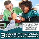 Franklin Sports NFL Autograph Football - Official Size White Panel Souvenir Football for Autographs + Signatures - NFL Team Fan Shop Memorabilia