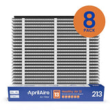 AprilAire 213 Replacement Filter for AprilAire Whole House Air Purifiers - MERV 13, Healthy Home Allergy, 20x25x4 Air Filter (Pack of 8)