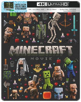 A Minecraft Movie - Limited Edition Steelbook (4K Ultra HD + Blu-ray + Digital)