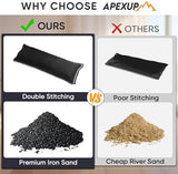 APEXUP 10lbs/Pair Adjustable Ankle Weights for Women and Men, Modularized Leg Weight Straps for Yoga, Walking, Running, Aerobics, Gym