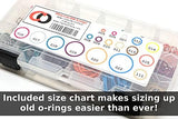 Captain O-Ring Players Kit Large Color Coded Master Paintball Oring Kit - 18 Sizes 360 Orings (Most Common o-Ring Sizes for Paintball Markers and Equipment)
