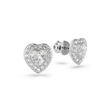 Ariana Grande Pierced Stud Crystal Earrings in Rhodium Finish - Part of the Ariana Grande x Swarovski Capsule Collection