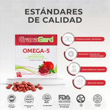 GranaGard Omega 5 30 cáps. con Nanotecnología. Cápsulas de aceite de semilla de granada. Antioxidante potenciado por la nanotecnología.