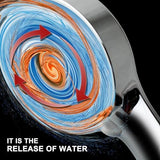 High Pressure Handheld Shower Head with Powerful Shower Spray against Low Pressure Water Supply Pipeline, Multi-functions, w/ 79'' Hose, Bracket, Chrome Finish