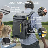 Backpack Cooler Insulated Leak Proof 30/45 Cans, 2 Insulated Compartments Thermal Bag, Portable Lightweight Beach Travel Camping Lunch Backpack for Men and Women