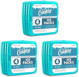 Cool Coolers by Fit + Fresh, Reusable & Long-Lasting Slim Ice Packs, Cold Packs for Lunch Boxes, Ice Packs for Lunch Bags