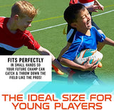 Franklin Sports NFL Team Footballs - Rubber Youth Mini Footballs for All NFL Teams - Kids Junior 8.5" Football - Official NFL Licensed Footballs