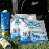 Cooler Ice Packs Reusable Ice Packs for Coolers Long Lasting Freezer Packs for Cooler Bag, Lunch Bags, Cooler Backpacks