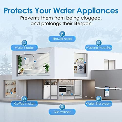 Waterdrop W50PEHD Whole House Water Filter, Replacement for American Plumber, W10-PR, Culligan® R50-BBSA, GE ®FXHSC, GXWH40L, GXWH35F, 5 Micron, 10" x 4.5", High Flow Sediment Filters, Pack of 3