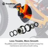 RoyalBaby Kids Bike EZ Freestyle Training Free Balance to Pedal Easy Learning Bicycle, 12-18 Inch for Toddlers to Big Kids