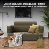 Inflatable Couch Multifunctional Durable Inflatable Sofa with Built in Pump Inflatable Furniture Portable Blow Up Couch for Camping Outdoor Travel Home Backyard