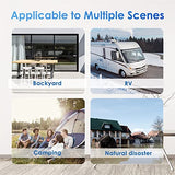 Purewell 8-Stage 0.01μm Ultra-Filtration Water Filter System, 304 Stainless Steel Countertop System with 4 Filters, Metal Water Level Spigot and Stand, Reduce Fluoride and Chlorine, 2.25G, PW-OB-CF