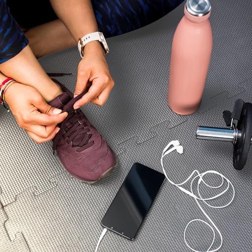 BalanceFrom Puzzle Exercise Mat with EVA Foam Interlocking Tiles for MMA, Exercise, Gymnastics and Home Gym Protective Flooring, Multiple Sizes and Colors