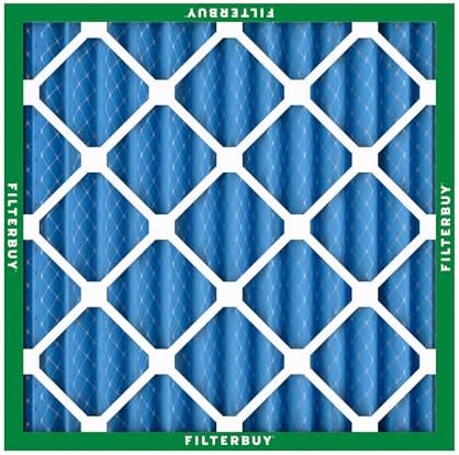 Filterbuy 20x20x2 Air Filter MERV 13 Optimal Defense (4-Pack), Pleated HVAC AC Furnace Air Filters Replacement (Actual Size: 19.50 x 19.50 x 1.75 Inches)