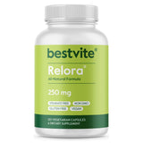 BESTVITE Filler-Free Relora 250mg (120 Vegetarian Capsules) – Clinically Researched – No Stearates – Vegan – No Fillers – Supports The Management of Occasional Stress*