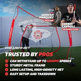 PowerNet Baseball Softball Practice Net 7x7 with Baseball Accessories for Practice Pitching, Batting & Fielding, Ball Caddy, Weighted Baseballs, Tee