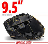 Franklin Sports Kids Baseball Glove + Ball Sets - Meshtek Youth Teeball Gloves for Kids + Toddlers - Left + Right Hand Throw Mitts + Glove Sets with Foam Balls - Boys + Girls Gloves - 9.5" Inch