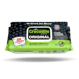 Crocodile Cloth Original Cleaning Wipes, Heavy-Duty Multi-Surface Hand & Tool Wipes, Water-Based, Safe on Skin, 100 Count, 15 x 10 Inch