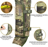 skiguard Snake Gaiter Chaps for Hunting: Snake Bite Protection for Ankle to Thigh Snake Chap, Waterproof Snake Gaiter for Men
