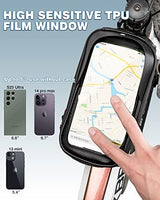 ROCKBROS Bike/Bicycle Phone Front Frame Bag, Waterproof, Tube Bag,Cycling Pouch, Bike Accessories for Men Compatible Phone Under 6.5”