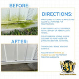 Marine 31 Mildew Stain Remover & Cleaner | Effective for Boats, Home, Patio, & Bathroom | Removes Mildew & Mold Stains | Powerful Cleaning Formula | 16oz